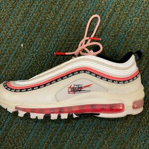 Nike *LIMITED EDITION* White and Orange/Red Athletic Sneaker